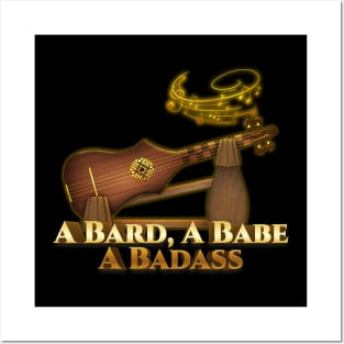 A Bard, A Babe, A Badass Posters and Art